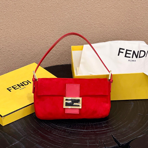 펜디 바게트 숄더백 FD8339 레드