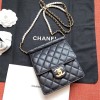 샤넬 신상 진주 플랩백 AS0580 램스킨 블랙