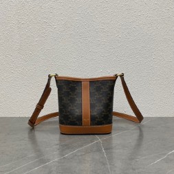 셀린느 퀴르 트리오페 미니 버킷백 10L433-4