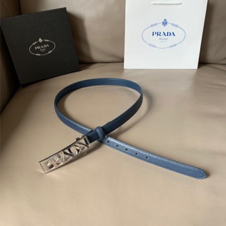 프라다 신상 여성용 벨트   PD-6107  블루 은장