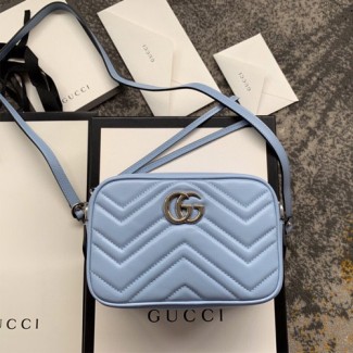 구찌 GG 마몽 마틀라세 미니 백 448065 민트