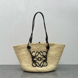 로에베 이라카 팜 라지 아나그램 바스켓 백 11900 블랙