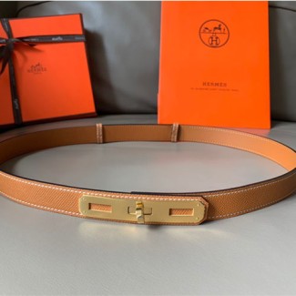 에르메스 신상  벨트 XTY184  브라운 금장