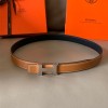 에르메스  신상  양면용 벨트 XTY187 브라운 은장