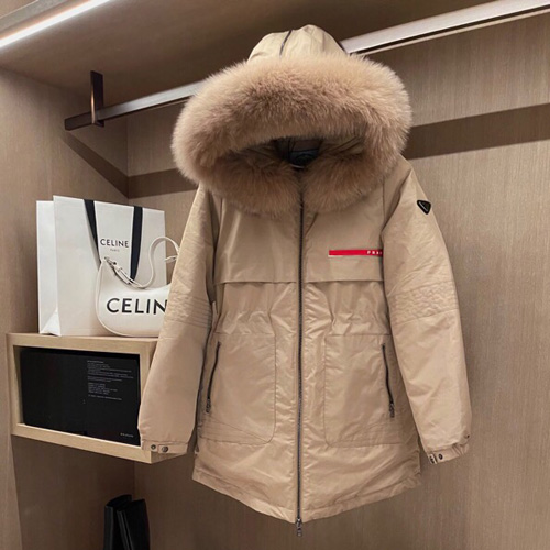 프라다 여성용 패딩 3A437 베이지