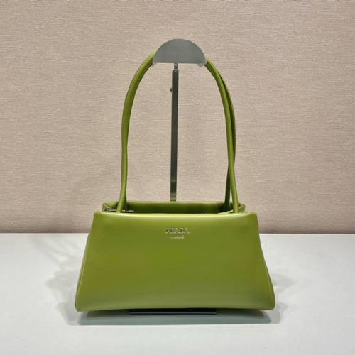 프라다 스몰 가죽 숄더백 1BA368 그린