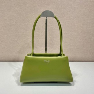 프라다 스몰 가죽 숄더백 1BA368 그린