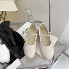 셀린느 신상 여성용 플랫 CE3580 화이트