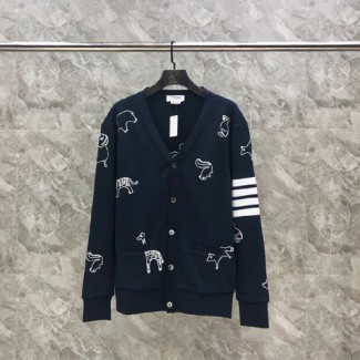 톰브라운 남여공용 가디건 TB8737 네이비