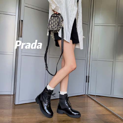 프라다 여성용 앵글부츠 F0865-1