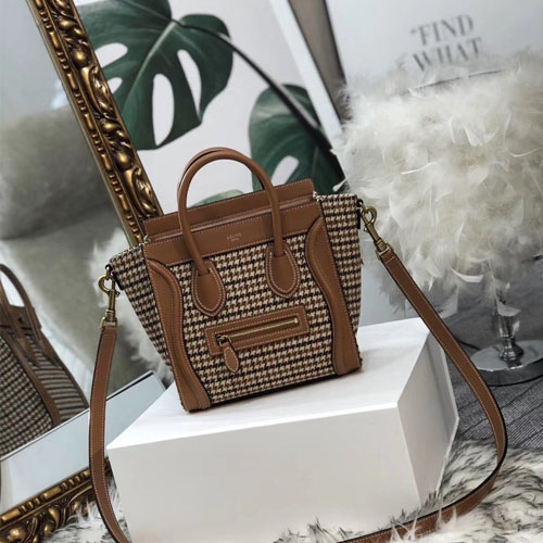 셀린느 신상 나노 러기지백 168243 브라운