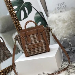 셀린느 신상 나노 러기지백 168243 브라운