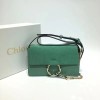 끌로에 페이 스몰 스웨이드 레더 숄더백 3S1127 그린