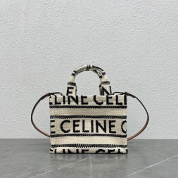 셀린느 스몰 카다스 타이스 스트라이프 토트백 199162-4