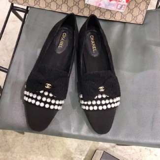 샤넬 여성용 신상 플랫 G34154 블랙