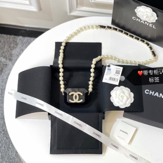 샤넬 이어폰 케이스 목걸이 C172011 블랙