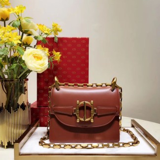 브라운 양가죽 DIORDIRECTION 플랩백 M6810 브라운