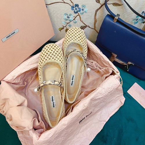 미우미우 신상 샌들 57232 베이지