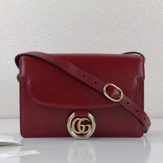구찌 스몰 가죽 숄더백 ‎589474 레드