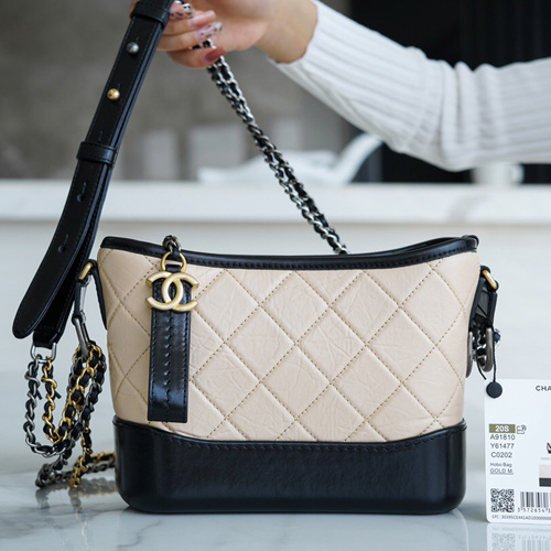  샤넬 가브리엘 스몰 호보백 A91810 베이지