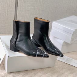 마르지엘라 신상 앵글부츠 190230 블랙 프린트