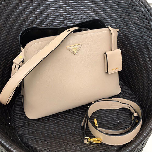 프라다 사피아노 프롬나드 토트백 1BA249 베이지