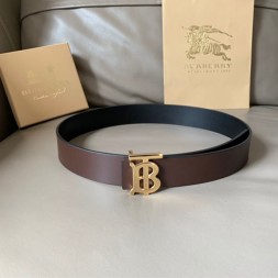 버버리 신상 양면용 벨트 BBR-3533 브라운 금장
