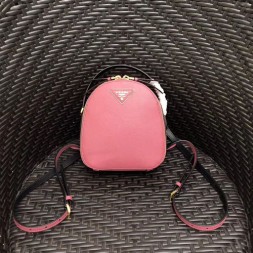 프라다 사피아노 레더 미니 백팩 1BZ047 핑크