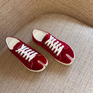 마르지엘라 여성용 타비 스니커즈 WS0252 레드