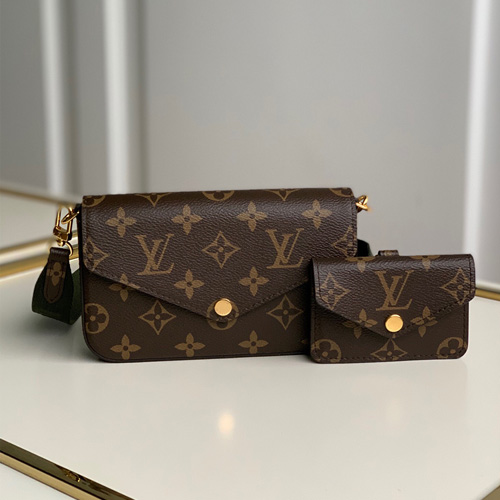 루이비통 펠리시 스트랩 & 고 M80091 그린 스트랩