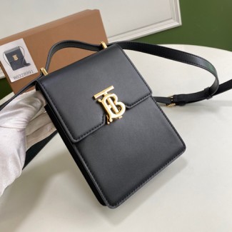 버버리 레더 로빈 백 80328971-5