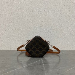 셀린느 트리옹프 캔버스 큐브 박스 111682