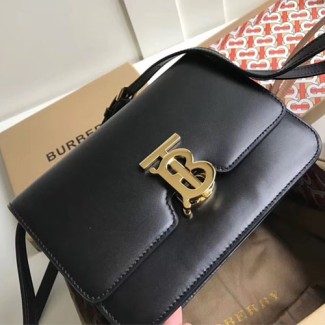 버버리 스몰 가죽 TB 백 80103311 블랙