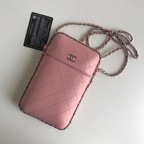 샤넬 18S/S 신상 휴대폰백 A15650 핑크