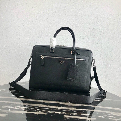 프라다 사피아노 서류가방 2VE016 블랙