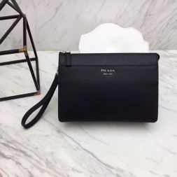 프라다 사피아노 신상 클러치백 2VF019 블랙