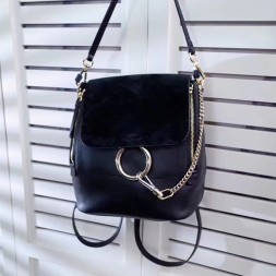 끌로에 카프스킨 Faye 미디엄 백팩 3S1192 블랙