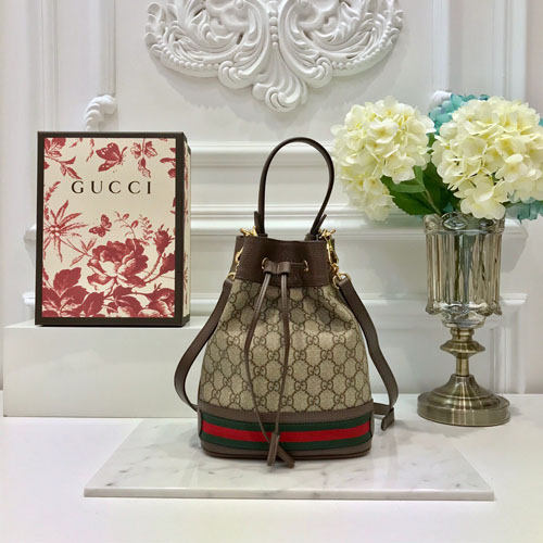 구찌 오피디아 스몰 GG 버킷백 550621