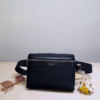 생로랑 20FW 시티 벨트백 634717 패브릭 블랙