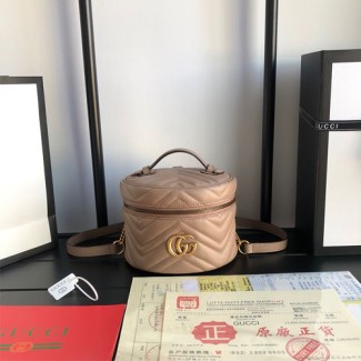 구찌 GG 마몽 미니 백팩 598594 베이지