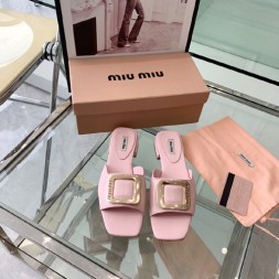 미우미우 신상 슬리퍼 57234-3