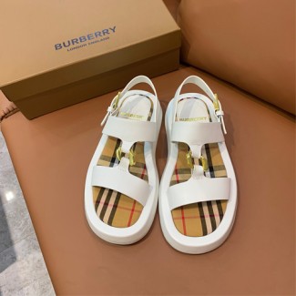 버버리 여성용 샌들 801096471 화이트