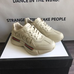 구찌 남여공용 롸이톤 스니커즈 500877 아이보리