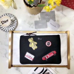 디올 나일론 남여공용 클러치백 M1287 블랙