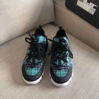 디올 네오프렌 D-CONNECT 스니커즈 KCK246 초록