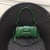 프라다 시도니 가죽 숄더백 1BD168 악어무늬 그린