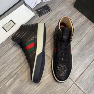 구찌 하이탑 스니커즈 397656 블랙