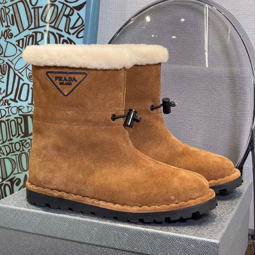 프라다 여성용 어그부츠 F0832 브라운