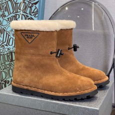 프라다 여성용 어그부츠 F0832 브라운