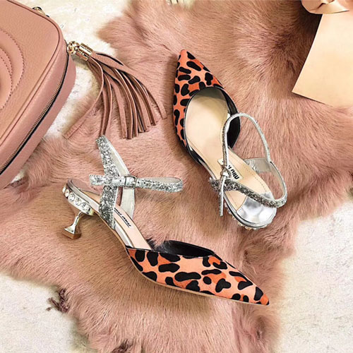 미우미우 신상 펌프스 5I448B 호피무늬